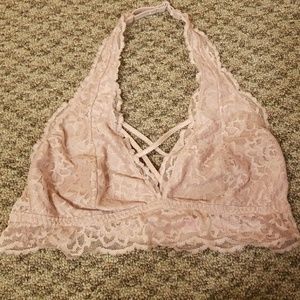 Vs PINK halter brallete- Size L